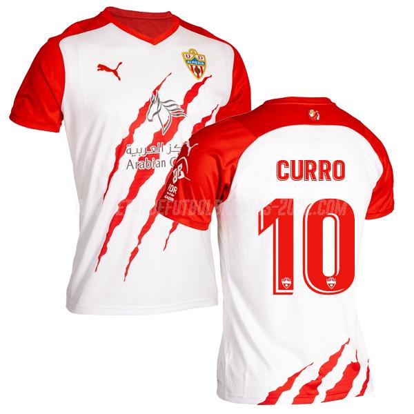 curro sanchez camiseta de la 1ª equipación almeria 2021-22