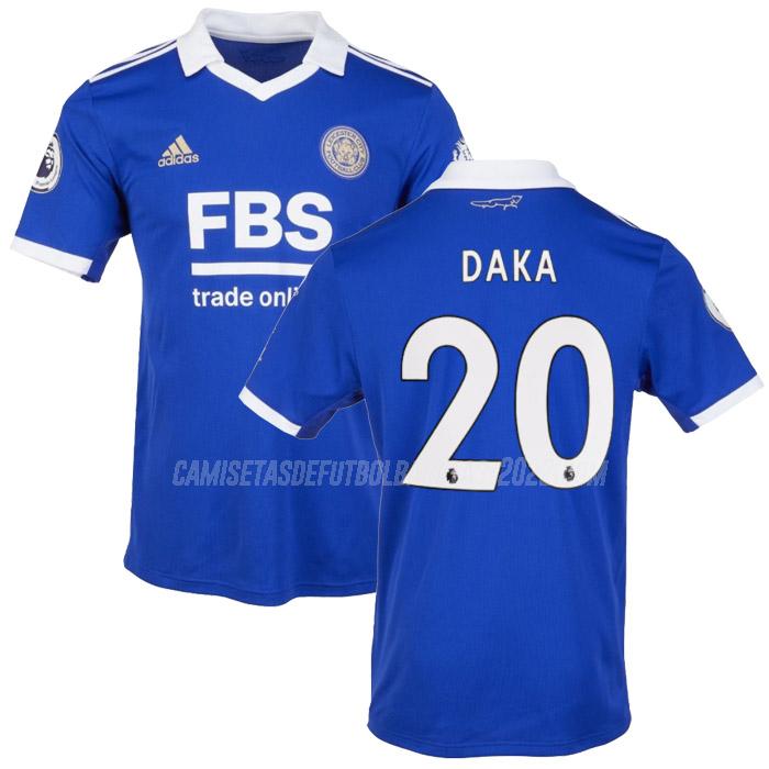 daka camiseta 1ª equipación leicester city 2022-23