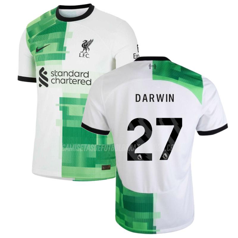 darwin camiseta de la 2ª equipación liverpool 2023-24