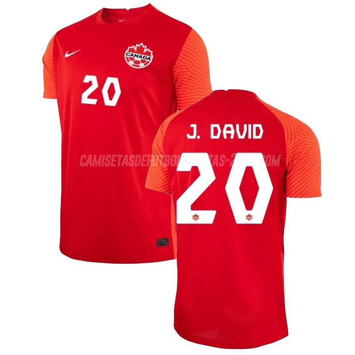 david camiseta 1ª equipación canadá copa mundial 2022
