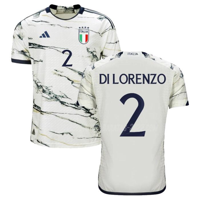 di_lorenzo camiseta 2ª equipación italia 2023
