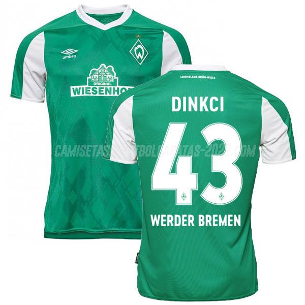 dinkci camiseta de la 1ª equipación werder bremen 2020-21