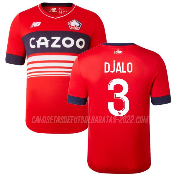 djalo camiseta 1ª equipación lille 2022-23