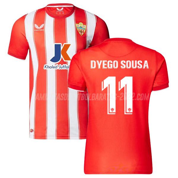dyego sousa camiseta 1ª equipación almeria 2022-23