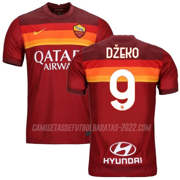 dzeko camiseta de la 1ª equipación roma 2020-21