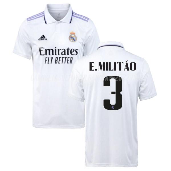 e.militao camiseta 1ª equipación real madrid 2022-23