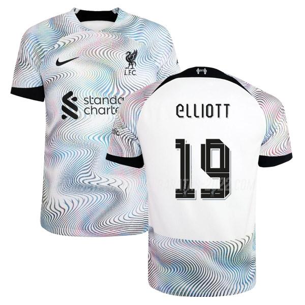 elliott camiseta 2ª equipación liverpool 2022-23