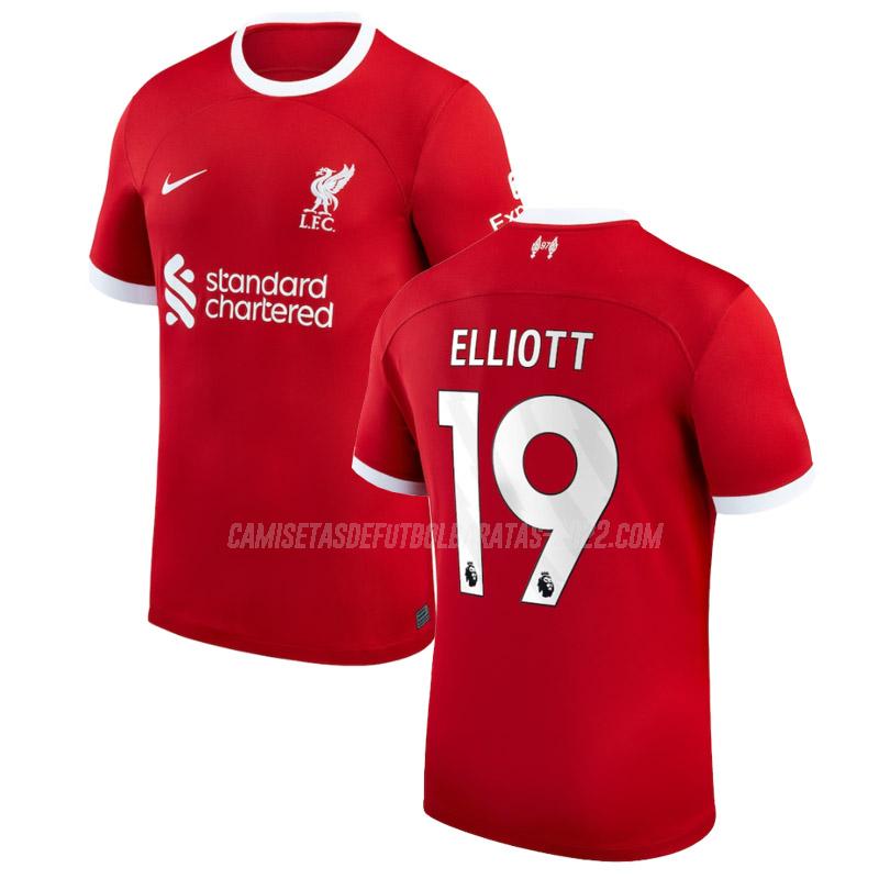 elliott camiseta de la 1ª equipación liverpool 2023-24