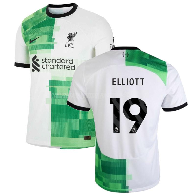 elliott camiseta de la 2ª equipación liverpool 2023-24