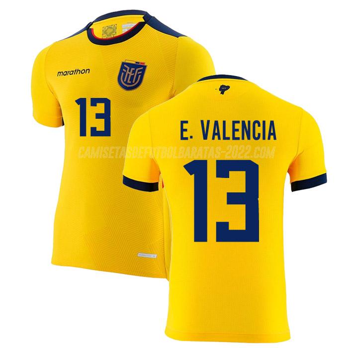 enner valencia camiseta 1ª equipación ecuador copa mundial 2022