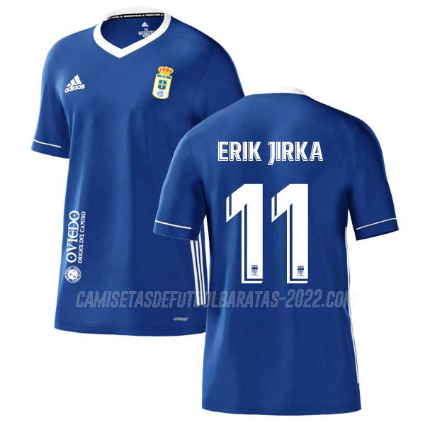erik jirka camiseta de la 1ª equipación real oviedo 2021-22