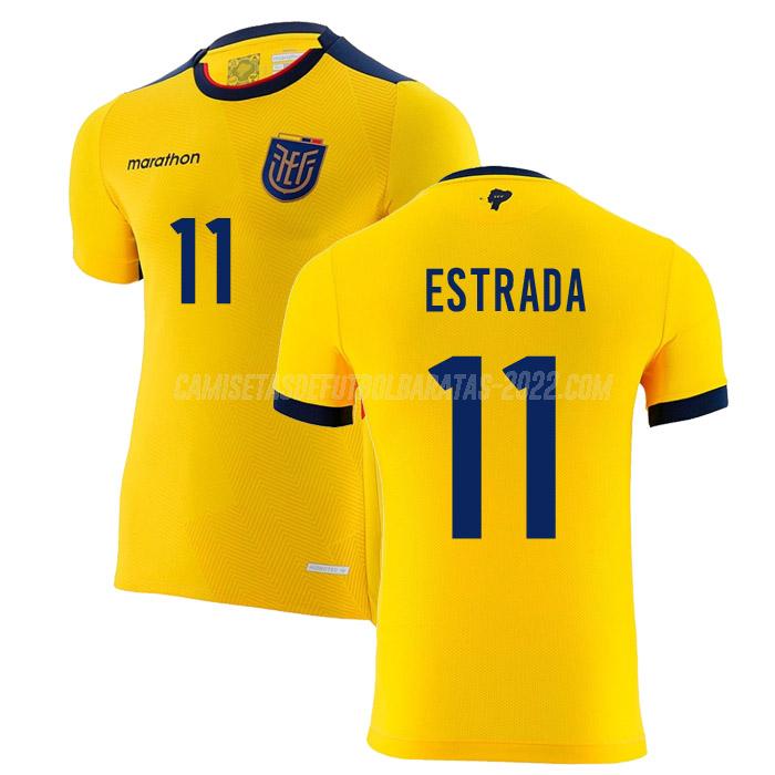 estrada camiseta 1ª equipación ecuador copa mundial 2022