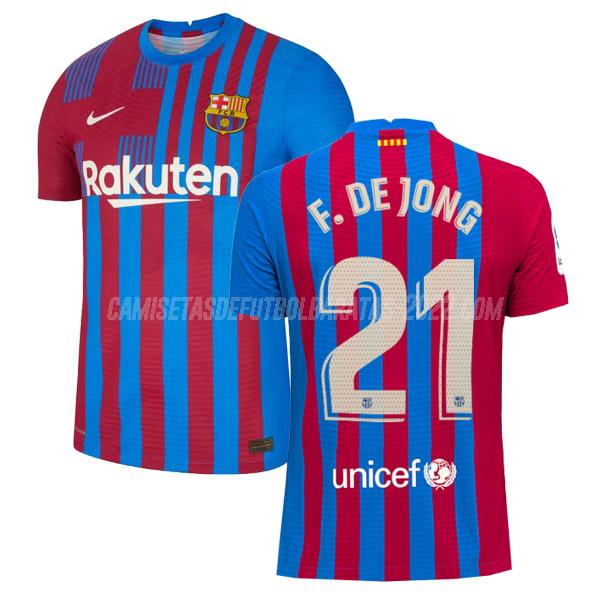 f. de jong camiseta 1ª equipación barcelona 2021-22