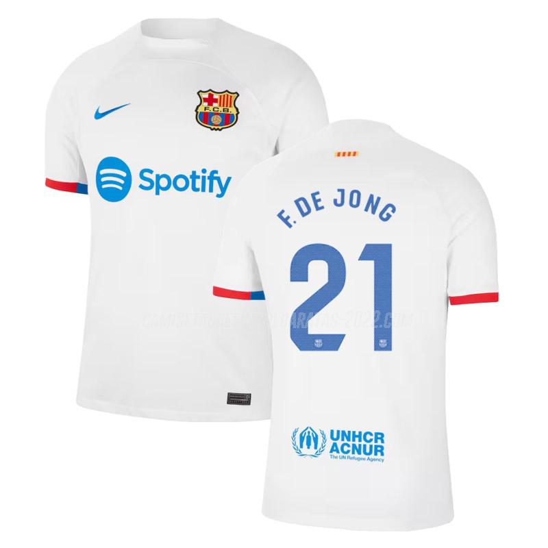 f. de jong camiseta de la 2ª equipación barcelona 2023-24