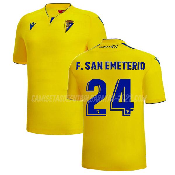 f. san emeterio camiseta 1ª equipación cadiz 2022-23