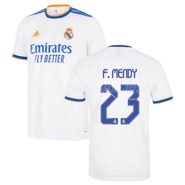 f.mendy camiseta de la 1ª equipación real madrid 2021-22