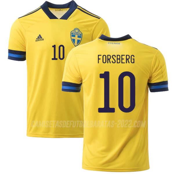 forsberg camiseta de la 1ª equipación suecia 2020-2021