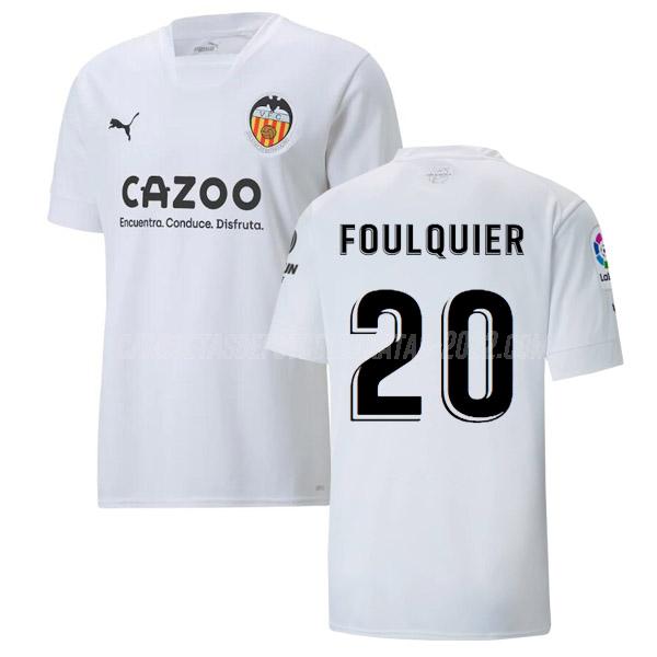 foulquier camiseta 1ª equipación valencia 2022-23
