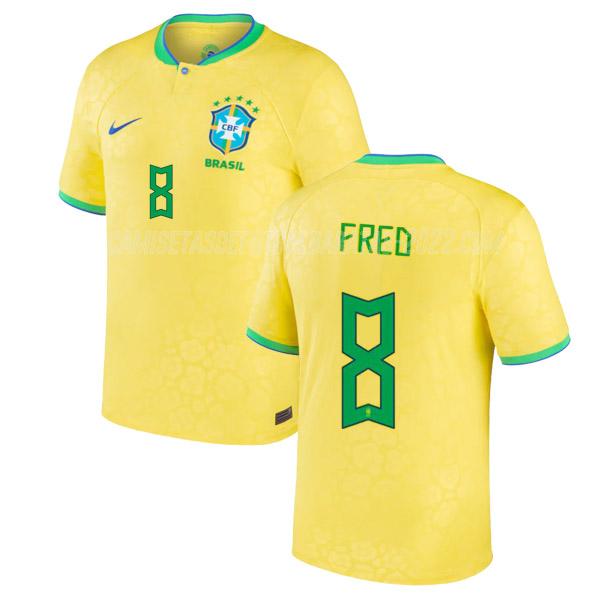 fred camiseta 1ª equipación brasil copa mundial 2022