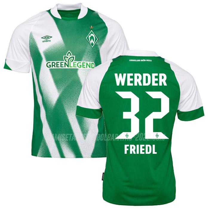 friedl camiseta 1ª equipación werder bremen 2022-23
