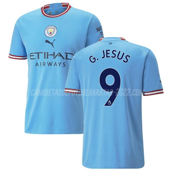 g.jesus camiseta 1ª equipación manchester city 2022-23