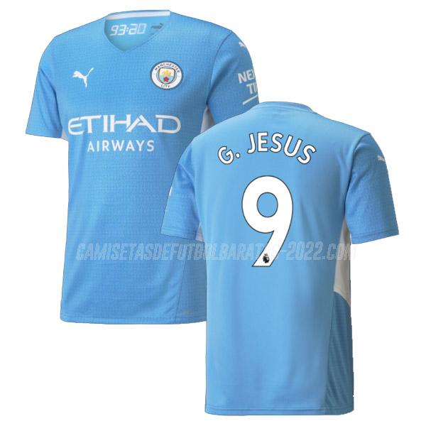 g.jesus camiseta de la 1ª equipación manchester city 2021-22