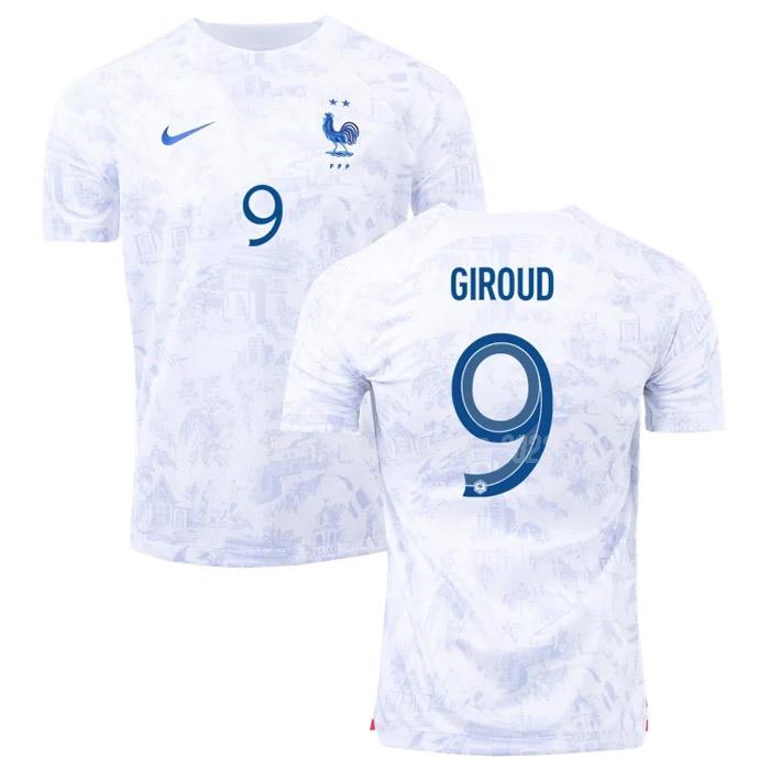 giroud camiseta 2ª equipación francia copa mundial 2022