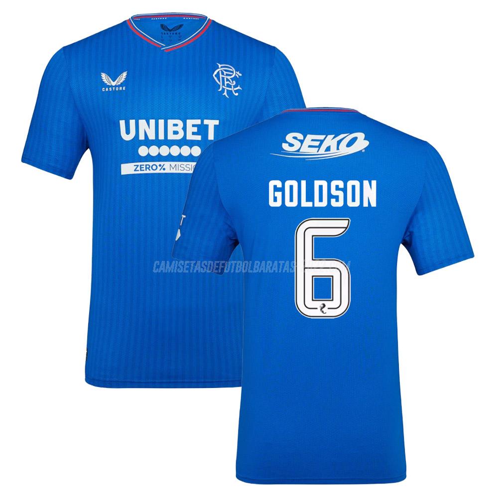 goldson camiseta 1ª equipación rangers 2023-24