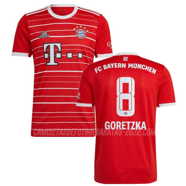 goretzka camiseta de la 1ª equipación bayern munich 2022-23