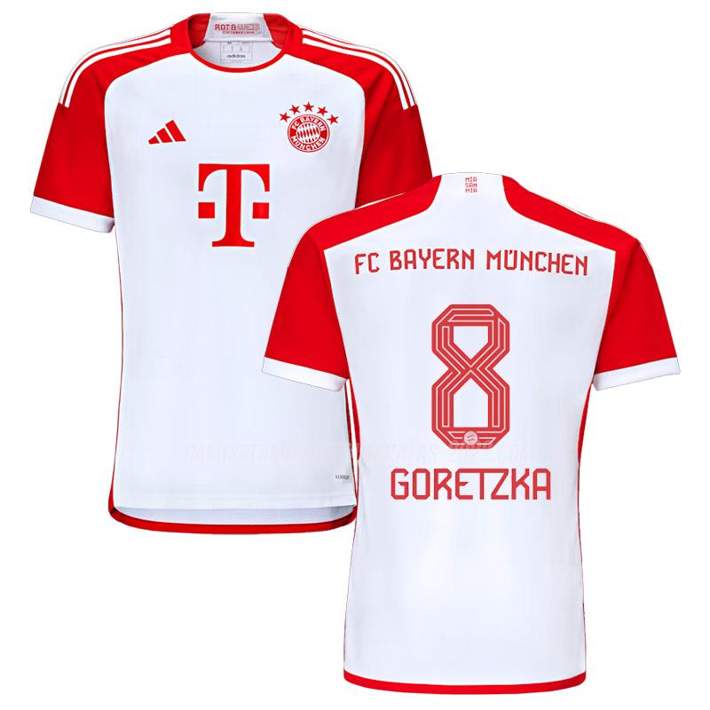goretzka camiseta de la 1ª equipación bayern munich 2023-24