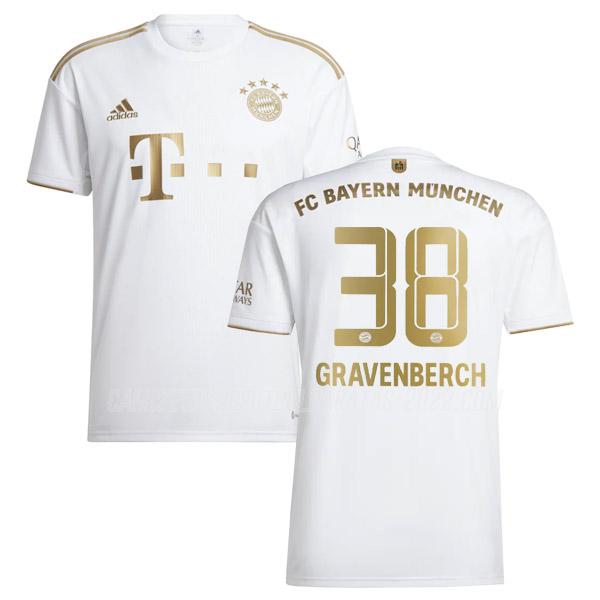 gravenberch camiseta 2ª equipación bayern munich 2022-23
