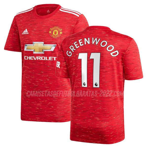 greenwood camiseta de la 1ª equipación manchester united 2020-21