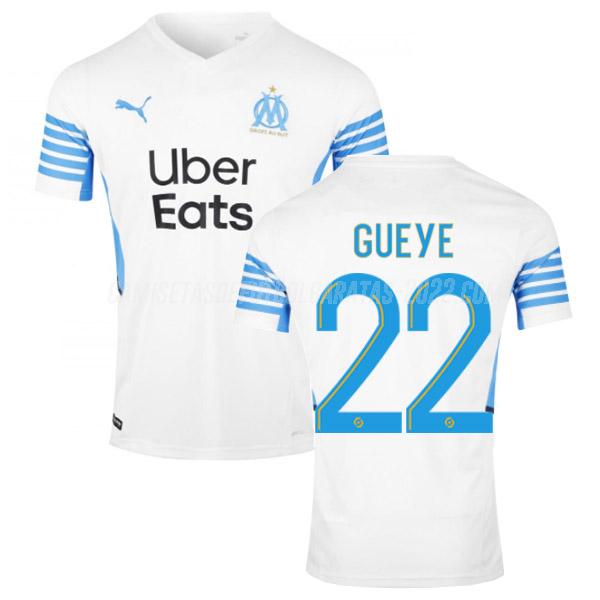 gueye camiseta de la 1ª equipación marseille 2021-22