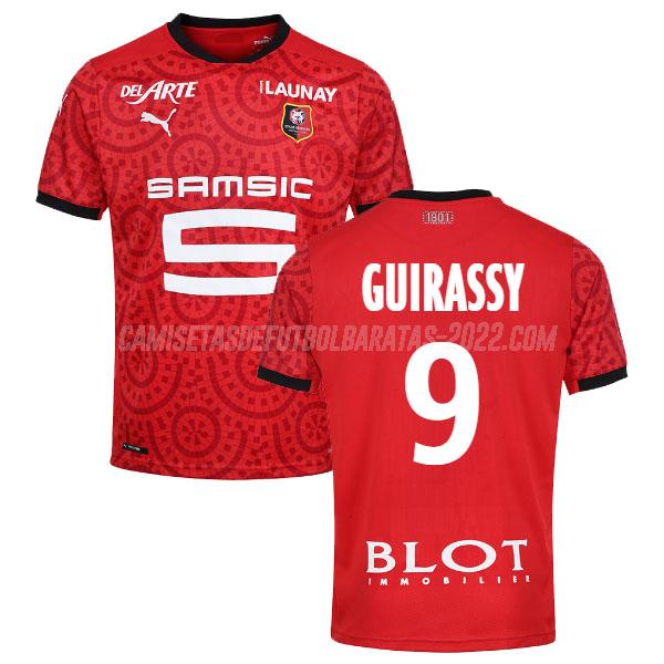 guirassy camiseta del 1ª equipación stade rennais 2020-21