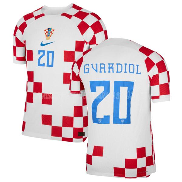 gvardiol camiseta 1ª equipación croacia copa mundial 2022
