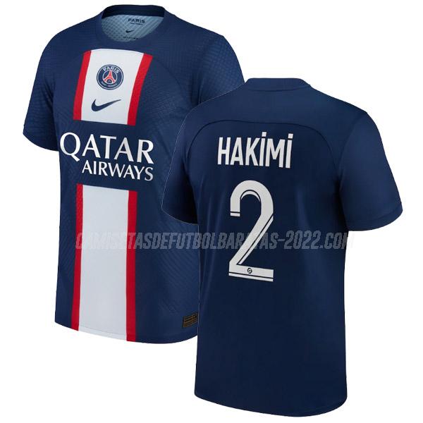 hakimi camiseta 1ª equipación paris saint-germain 2022-23