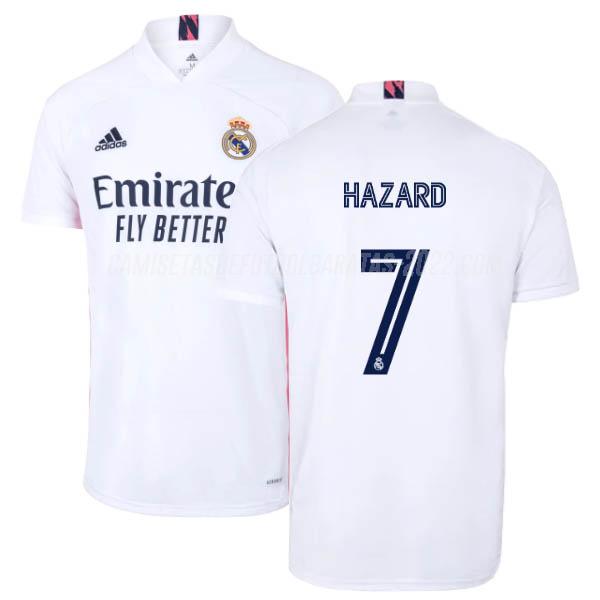 hazard camiseta de la 1ª equipación real madrid 2020-21