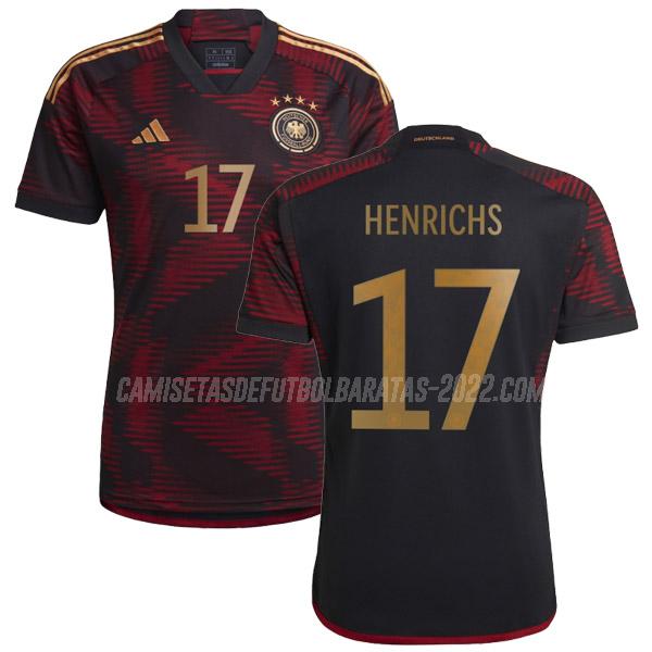 henrichs camiseta 2ª equipación alemania copa mundial 2022