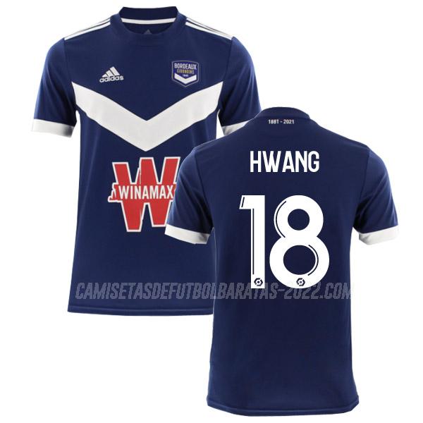 hwang camiseta de la 1ª equipación bordeaux 2021-22