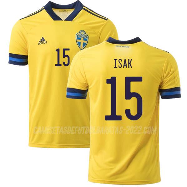 isak camiseta de la 1ª equipación suecia 2020-2021