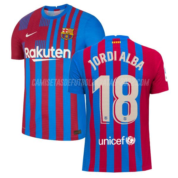 jordi alba camiseta 1ª equipación barcelona 2021-22