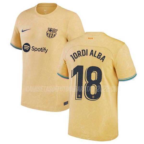 jordi alba camiseta 2ª equipación barcelona 2022-23