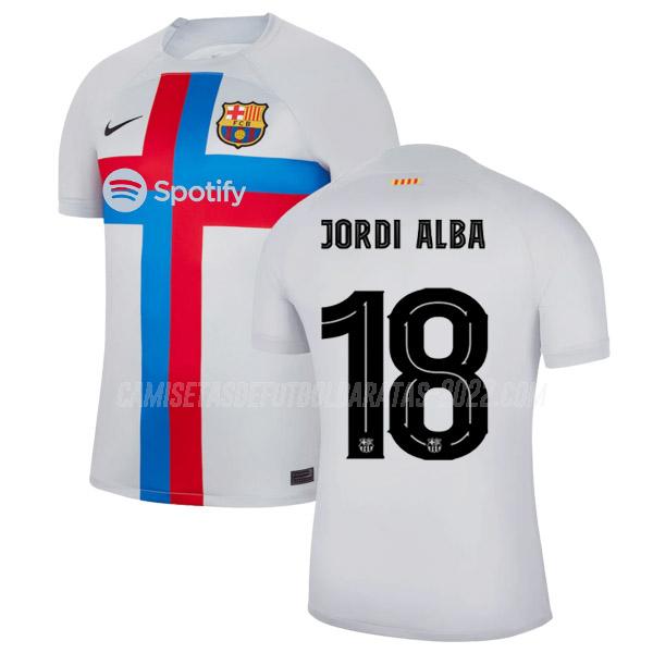 jordi alba camiseta 3ª equipación barcelona 2022-23