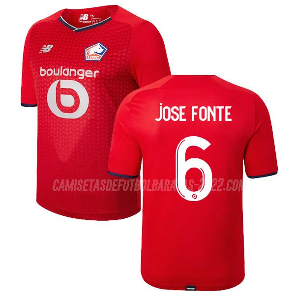 jose fonte camiseta de la 1ª equipación lille 2021-22