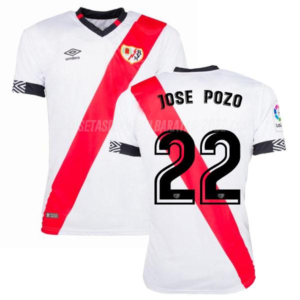jose pozo camiseta de la 1ª equipación rayo vallecano 2020-21