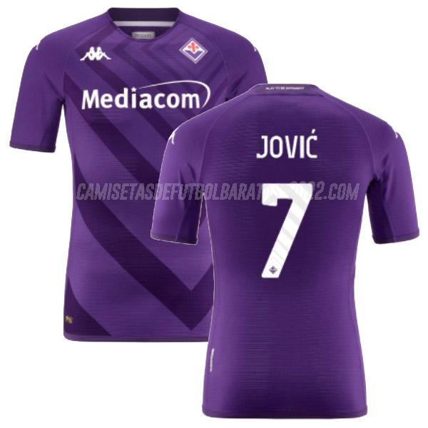 jovic camiseta 1ª equipación fiorentina 2022-23