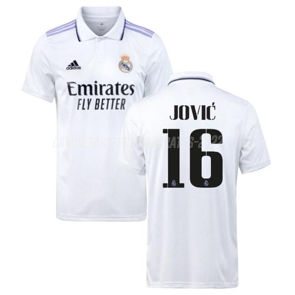 jovic camiseta 1ª equipación real madrid 2022-23