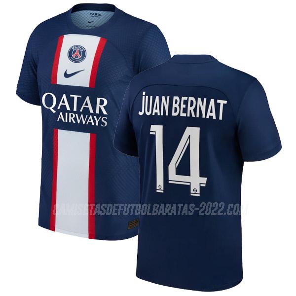 juan bernat camiseta 1ª equipación paris saint-germain 2022-23