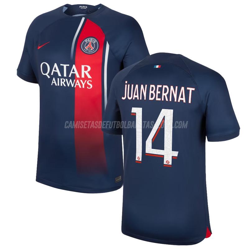 juan bernat camiseta de la 1ª equipación paris saint-germain 2023-24
