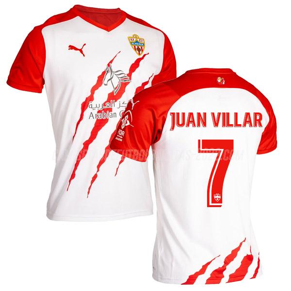 juan villar camiseta de la 1ª equipación almeria 2021-22